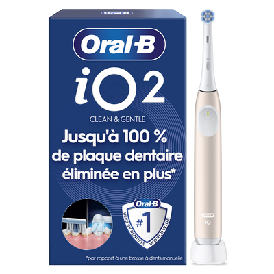 Brosse a dent électrique ORAL-B iO2 rose clair x1
