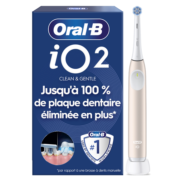 Brosse a dent électrique ORAL-B iO2 rose clair x1