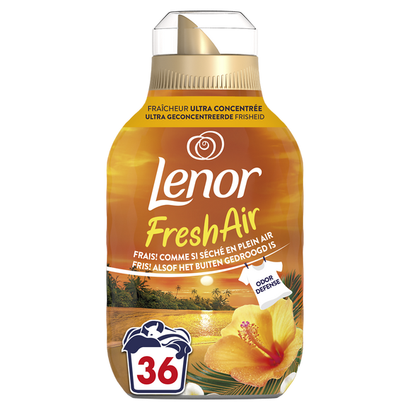 Adoucissant liquide Fresh Air Soleil Tropical LENOR 36 doses