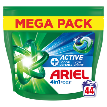 Lessive en capsules Ariel All-in-1 Pods détergent Active x44