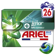 Lessive ARIEL All-in-1 Pods détergent Unstoppable aérien 26 doses