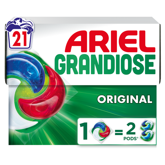 ARIEL - Lessive en doses - Original - 21 lavages - 762 g