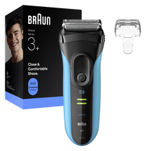 Rasoir séries 3+ 3040S 1CT bleu - BRAUN