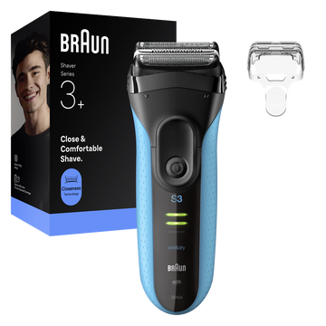 Rasoir séries 3+ 3040S 1CT bleu - BRAUN