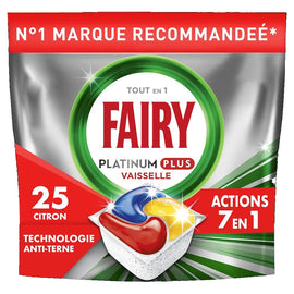 Tablettes Lave-Vaisselle FAIRY Platinum Citron, X25