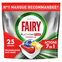 Tablettes Lave-Vaisselle FAIRY Platinum Citron, X25