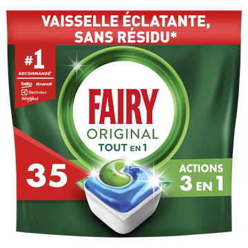 Tablette lave-vaisselle FAIRY Original 35 capsules