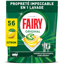 Tablette lave-vaisselle FAIRY Original Tout en 1 citron x56