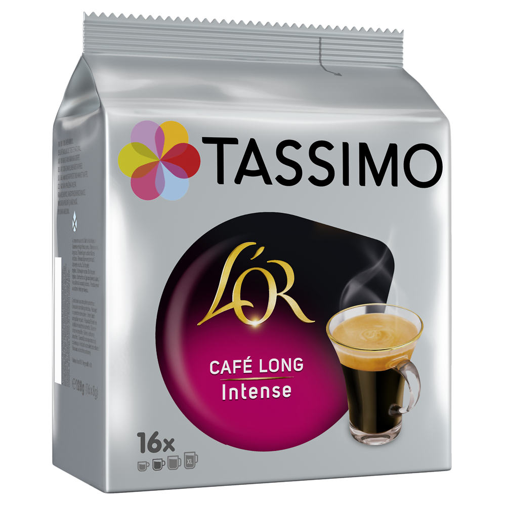 Café dosettes TASSIMO L'Or Café Long Intense - Compatible TASSIMO - x16