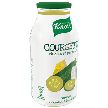 Soupe comme à la maisoncourgette ricotta parmesan KNORR, 45cl