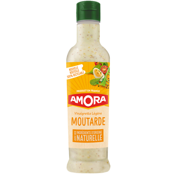 Sauce crudité moutarde AMORA, flacon de 380ml