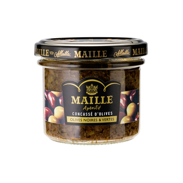 Apéritif concassé d'oilves noires et vertes MAILLE 95g