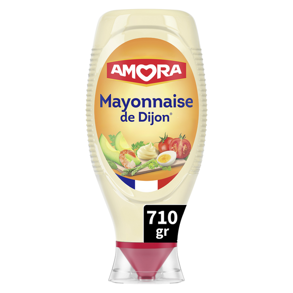 Mayonnaise de dijon AMORA - flacon souple de 710g