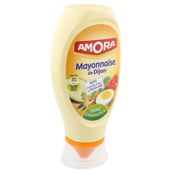 Mayonnaise Opéra sans conservateur AMORA, flacon de 415g