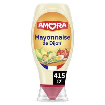 Mayonnaise de dijon AMORA - flacon souple de 415g