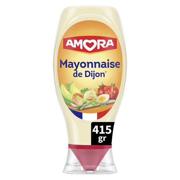Mayonnaise de dijon AMORA - flacon souple de 415g