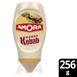 Sauce kebab AMORA, flacon souple de 256g