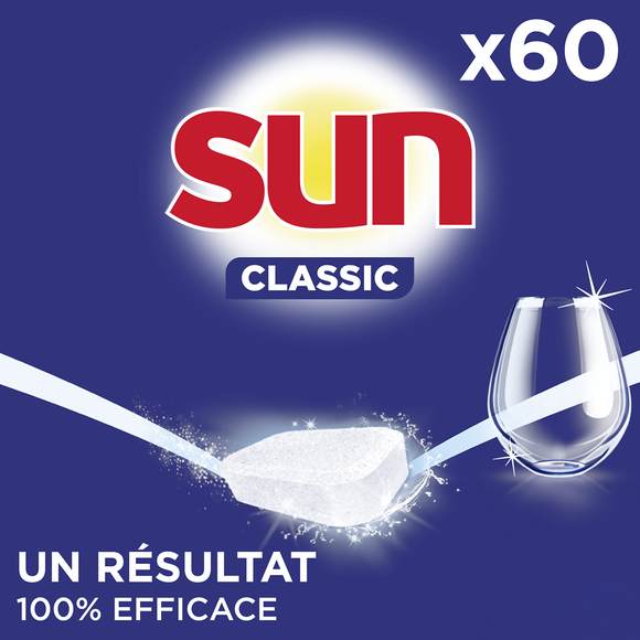 Tablettes classiques standard doses clean classique SUN x60