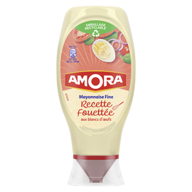 Mayonnaise fine recette fouettée AMORA, tube de 398g