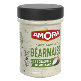Sauce gourmet béarnaise échalote vin blanc AMORA, 184g
