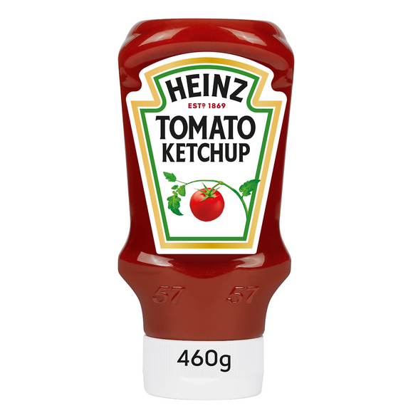 Tomato ketchup HEINZ "Top Down", flacon souple de 460g