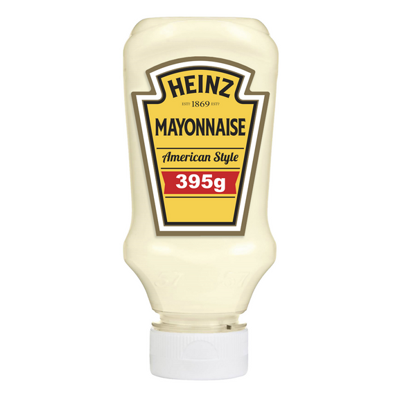 Mayonnaise, HEINZ, flacon souple top down de 395g