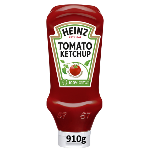Tomato Ketchup flacon souple top down HEINZ, 910g