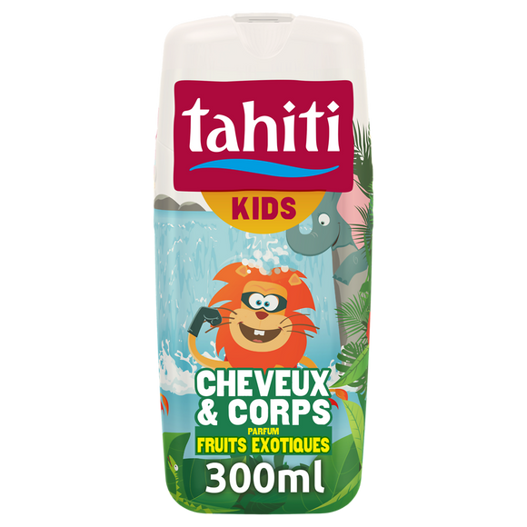 Gel lavant cheveux et corps parfum fruits exotiques TAHITI Kids, 300ml