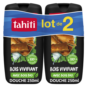 Douche origine Bois des Tropiques rafraîch.TAHITI fl.2x250ml