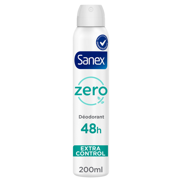 Déodorant SANEX extra control 48h 0% - Spray 200ml