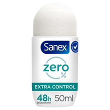 Déodorant extra control 0% 48h SANEX, bille de 50ml