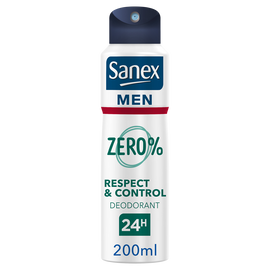 Déodorant man 0% protectr&control SANEX, atomiseur 200ml