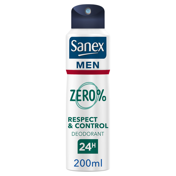 Déodorant man 0% protectr&control SANEX, atomiseur 200ml