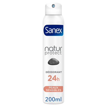 Déodorant pierre d'alun peaux sensibles SANEX ato.200ml