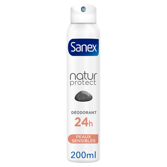 Déodorant pierre d'alun peaux sensibles SANEX ato.200ml
