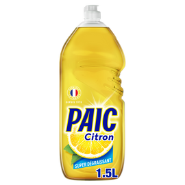 Liquide vaisselle PAIC citron flacon 1,5l