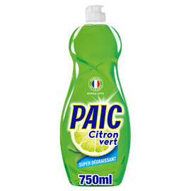 Liquide vaisselle citron vert PAIC flacon 750ml