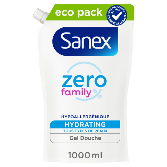 Gel douche essentiel famille doypack SANEX 1litre