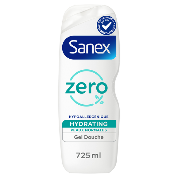Gel douche essentiel peaux normal SANEX 0% flacon 725ml