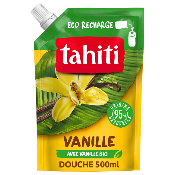 Gel douche vanille TAHITI 500ml doypack