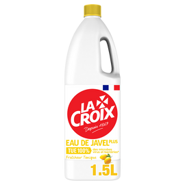 Eau de javel fraîcheur citron LA CROIX plus bidon 1,50L