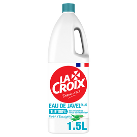 Eau de javel fraicheur forêt d'eucalyptus LA CROIX plus bidon 1,5L