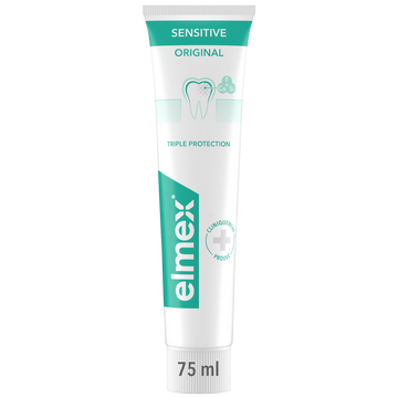Dentifrice sensitive original 0 colorant ELMEX 75ml