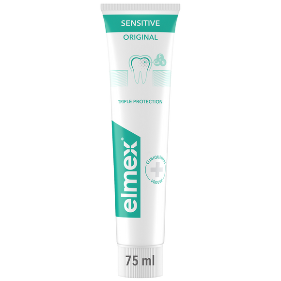 Dentifrice sensitive original 0 colorant ELMEX 75ml