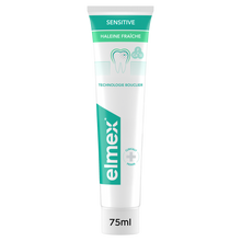 Dentifrice sensitive haleine fraiche 0 colorant ELMEX - tube 75ml