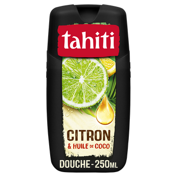 Gel douche citron & huile de coco TAHITI 250ml