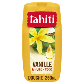 Gel douche vanille & huile de coco TAHITI 250ml