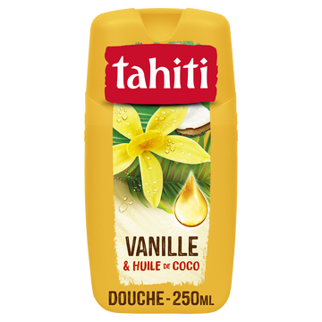 Gel douche vanille & huile de coco TAHITI 250ml
