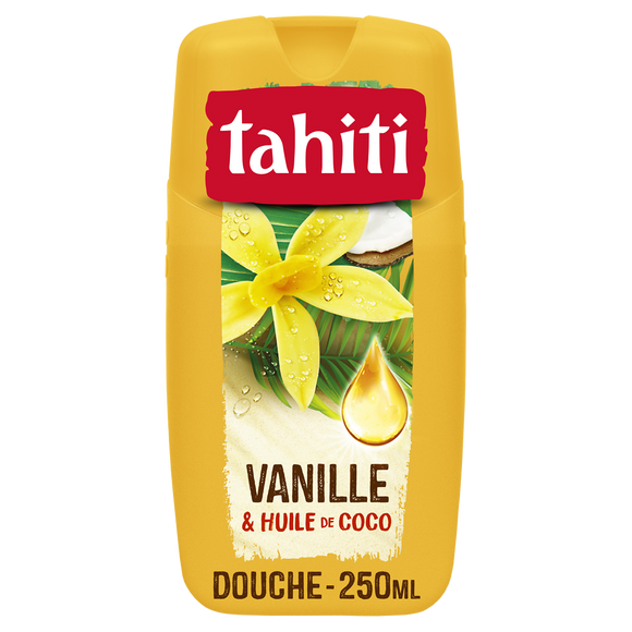 Gel douche vanille & huile de coco TAHITI 250ml