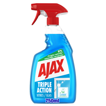 Nettoyant vitres triple action AJAX pistolet 750ml